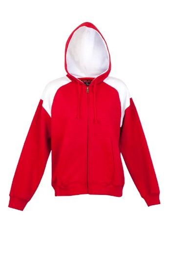 Picture of RAMO, Ladies Shoulder Contrast Zip Hoodie